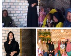 Dea Partiwi Sampaikan Ceramah Agama di Kelompok Yasin Nurul Falah Desa Olak Kemang