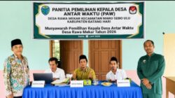 Munib Terpilih sebagai Kepala Desa PAW Rawa Mekar, Raih 31 Suara dari 50 Pemilih yang Hadir