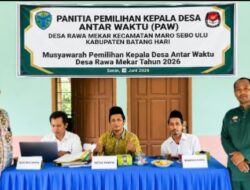 Munib Terpilih sebagai Kepala Desa PAW Rawa Mekar, Raih 31 Suara dari 50 Pemilih yang Hadir