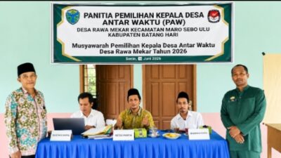 Munib Terpilih sebagai Kepala Desa PAW Rawa Mekar, Raih 31 Suara dari 50 Pemilih yang Hadir