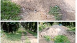 Proyek Jalan Lingkungan Dipertanyakan, Material Terbengkalai, Juga  Papan Informasi Belum Terpasang.