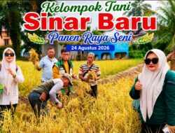 Kelompok Tani Sinar Baru Desa Tebing Tinggi Gelar Panen Raya