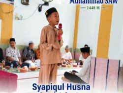Syapiqul Husna Gelar Ceramah Singkat pada Acara Maulid Nabi Muhammad SAW 1448 H