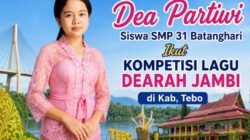 Mohon Dukungan dan Doa, Dea Partiwi Ikuti Festival Lagu Daerah Jambi di Kabupaten Tebo