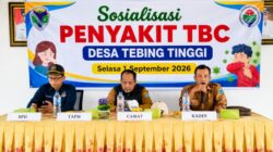 Sosialisasi Penyakit TBC Digelar di Desa Tebing Tinggi